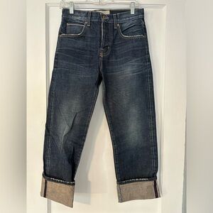 Current Elliott Japanese 100% cotton denim jeans NWOT
